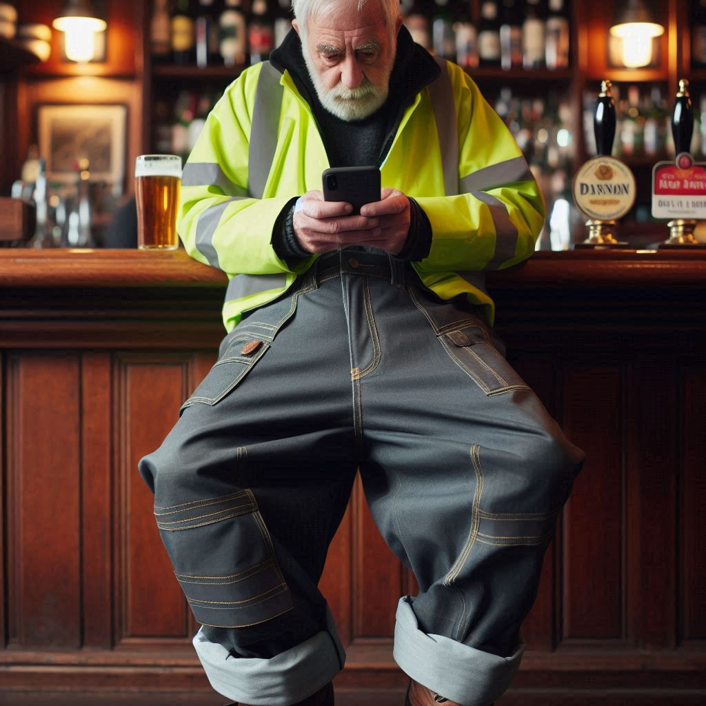 Man at bar